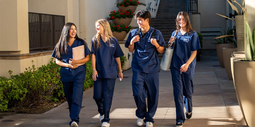 clinical nurse students at Pepperdine