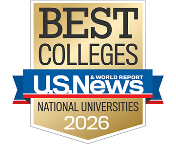 USNWR Best National Universities 2026 Badge