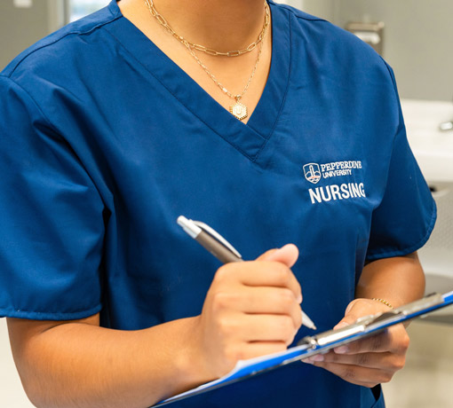 Pepperdine nursing shirt