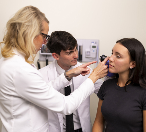 health science students at Pepperdine