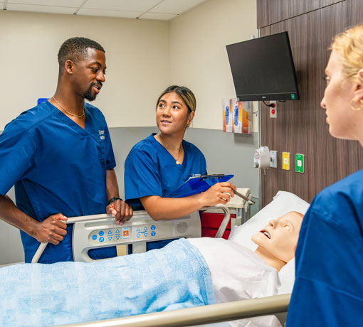 health science students at Pepperdine