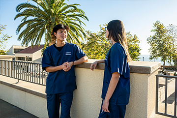 nursing sutdent talking 